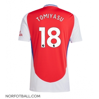 Billige Fotballdrakt Arsenal Takehiro Tomiyasu #18 Replika Hjemmedrakt 2024-25 Kortermet